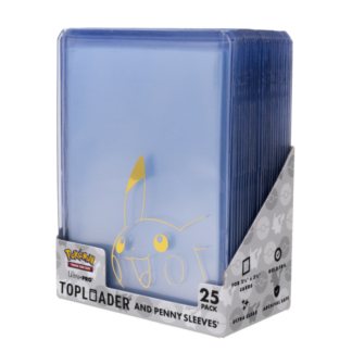 Ultra PRO - Pikachu TOPLOADER® and PENNY SLEEVES® Combo Pack for the Pokémon Trading Card Game (25 PACK) Case (40 pieces)