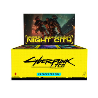 Cyberpunk TCG – Welcome to Night City Retail Booster Display (24 Packs)